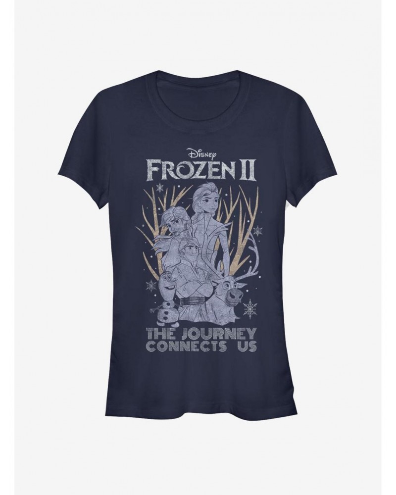 Disney Frozen 2 Sketchy Group Girls T-Shirt $11.70 T-Shirts