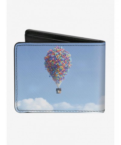 Disney Pixar Up Flying Balloon House Vivid Clouds Bi-fold Wallet $7.32 Wallets