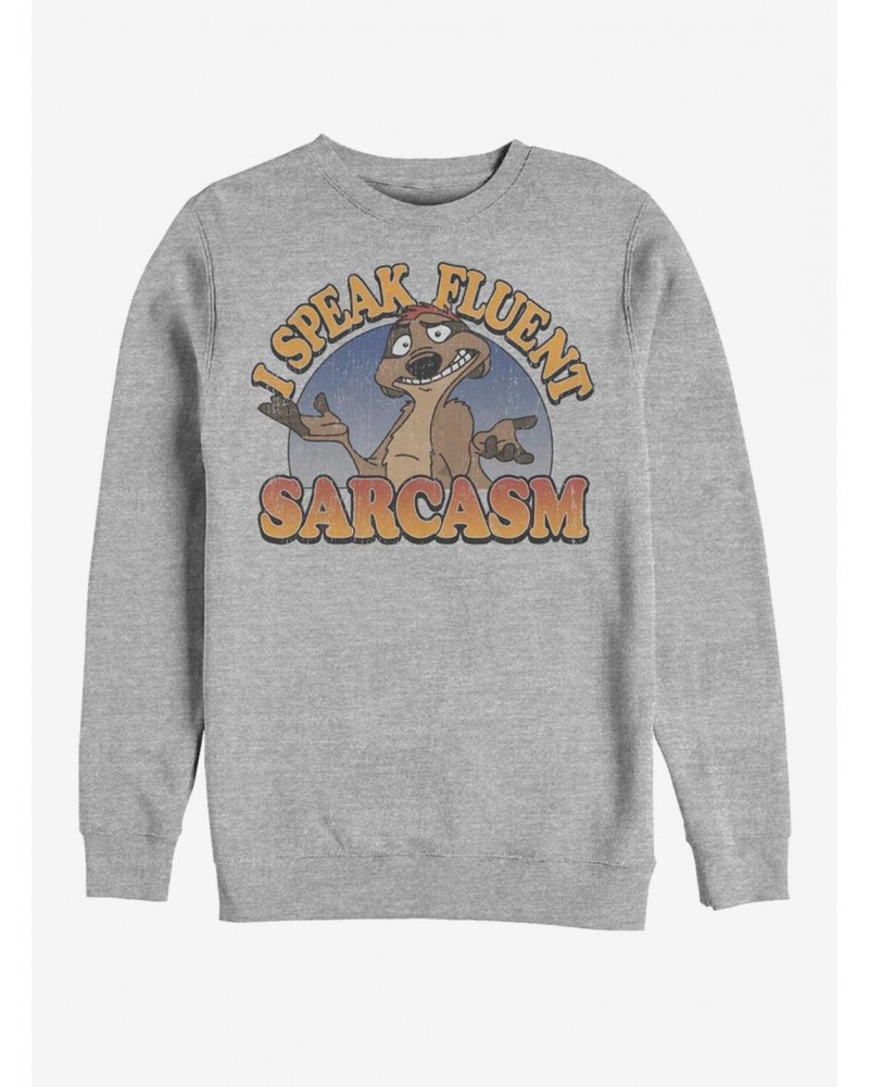 Disney The Lion King Sarcasm Crew Sweatshirt $11.07 Sweatshirts