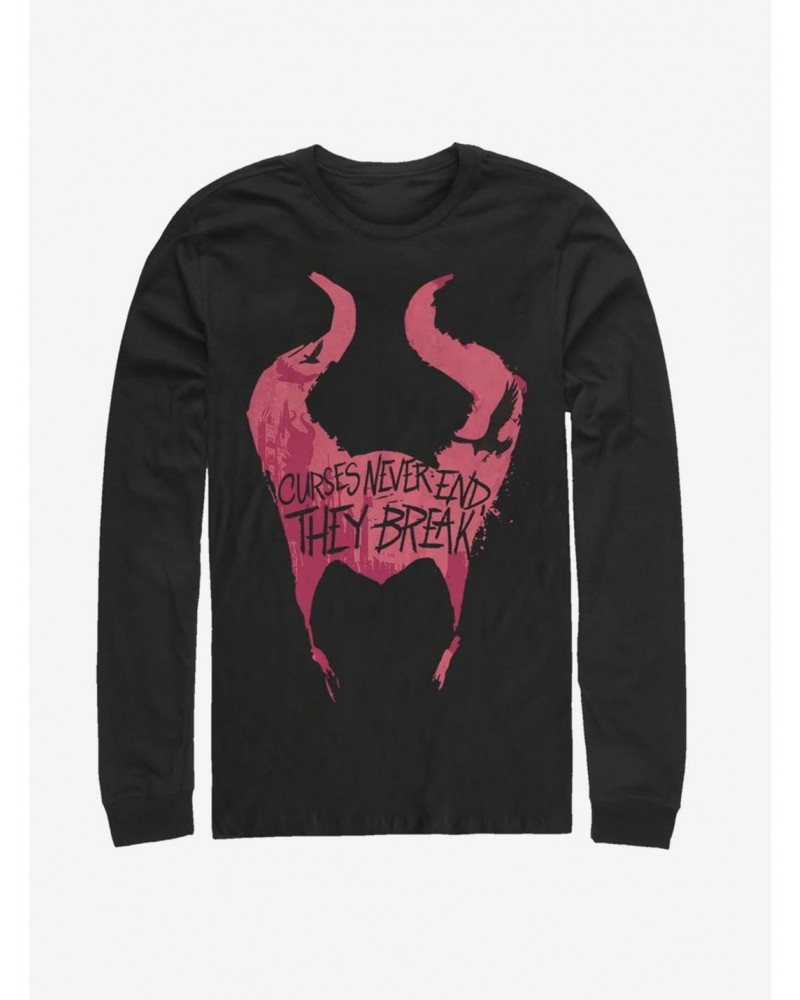 Disney Maleficent: Mistress Of Evil Curses Break Long-Sleeve T-Shirt $11.84 T-Shirts