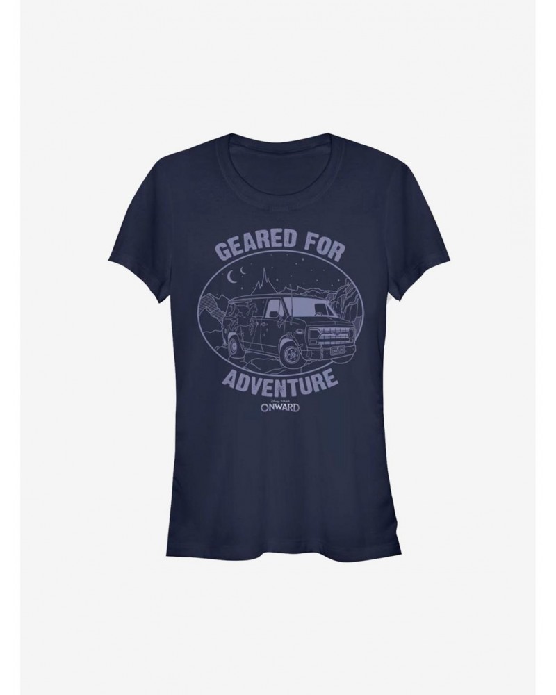 Disney Pixar Onward Geared for Adventure Girls T-Shirt $11.21 T-Shirts