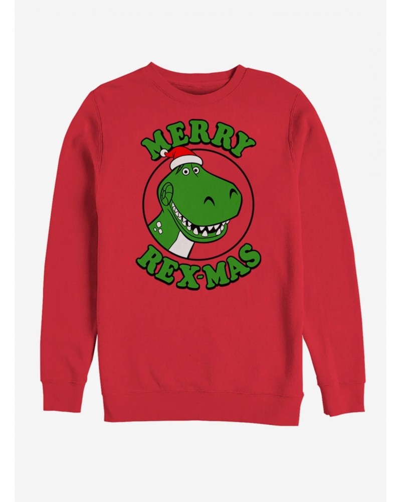 Disney Pixar Toy Story Merry Rexmas Sweatshirt $11.07 Sweatshirts