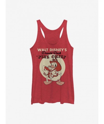 Disney Donald Duck Vintage Fireman Donald Girls Tank $11.14 Tanks