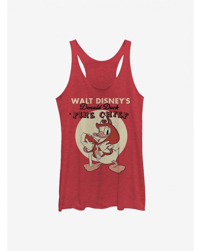 Disney Donald Duck Vintage Fireman Donald Girls Tank $11.14 Tanks