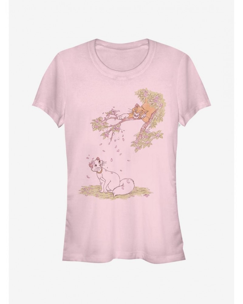 Disney The Aristocats Raining Petals Girls T-Shirt $10.46 T-Shirts