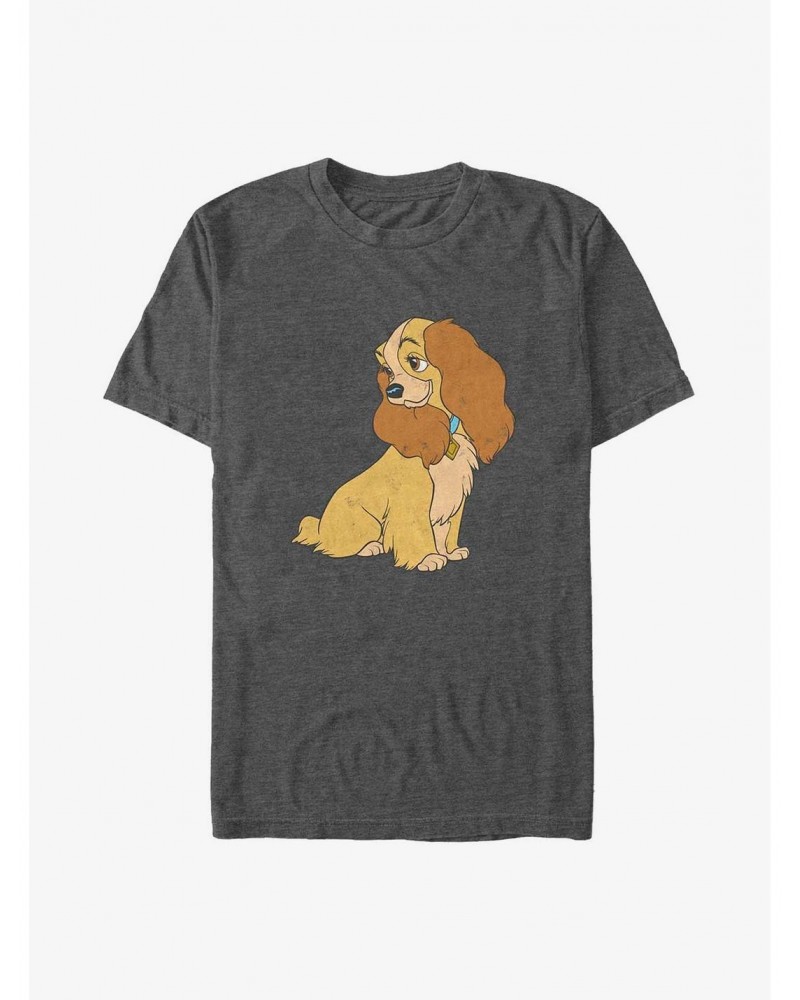 Disney Lady and the Tramp Vintage Lady Big & Tall T-Shirt $13.16 T-Shirts