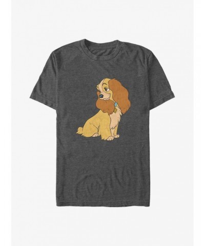 Disney Lady and the Tramp Vintage Lady Big & Tall T-Shirt $13.16 T-Shirts