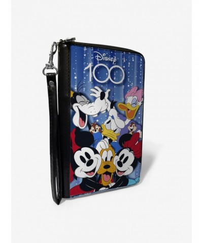 Disney100 Mickey and Friends Photo Booth Pose Blues Zip Around Wallet $13.83 Wallets