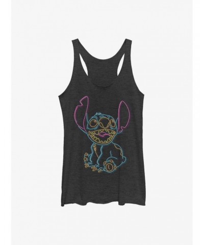 Disney Lilo & Stitch Neon Stitch Girls Tank $8.03 Tanks