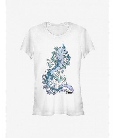 Disney Raya And The Last Dragon Sisu Waves Girls T-Shirt $10.71 T-Shirts