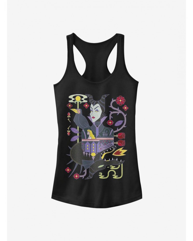 Disney Sleeping Beauty Dual Maleficent Girls Tank $7.72 Tanks