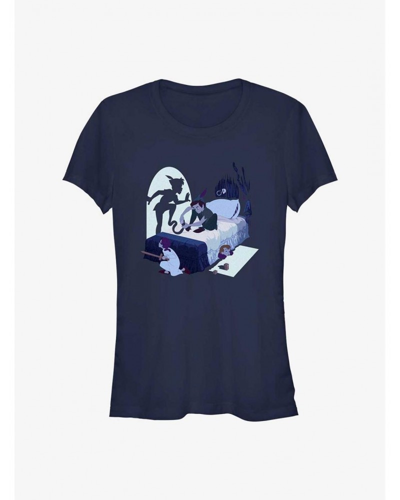 Disney Peter Pan Candid Shadow Girls T-Shirt $11.95 T-Shirts