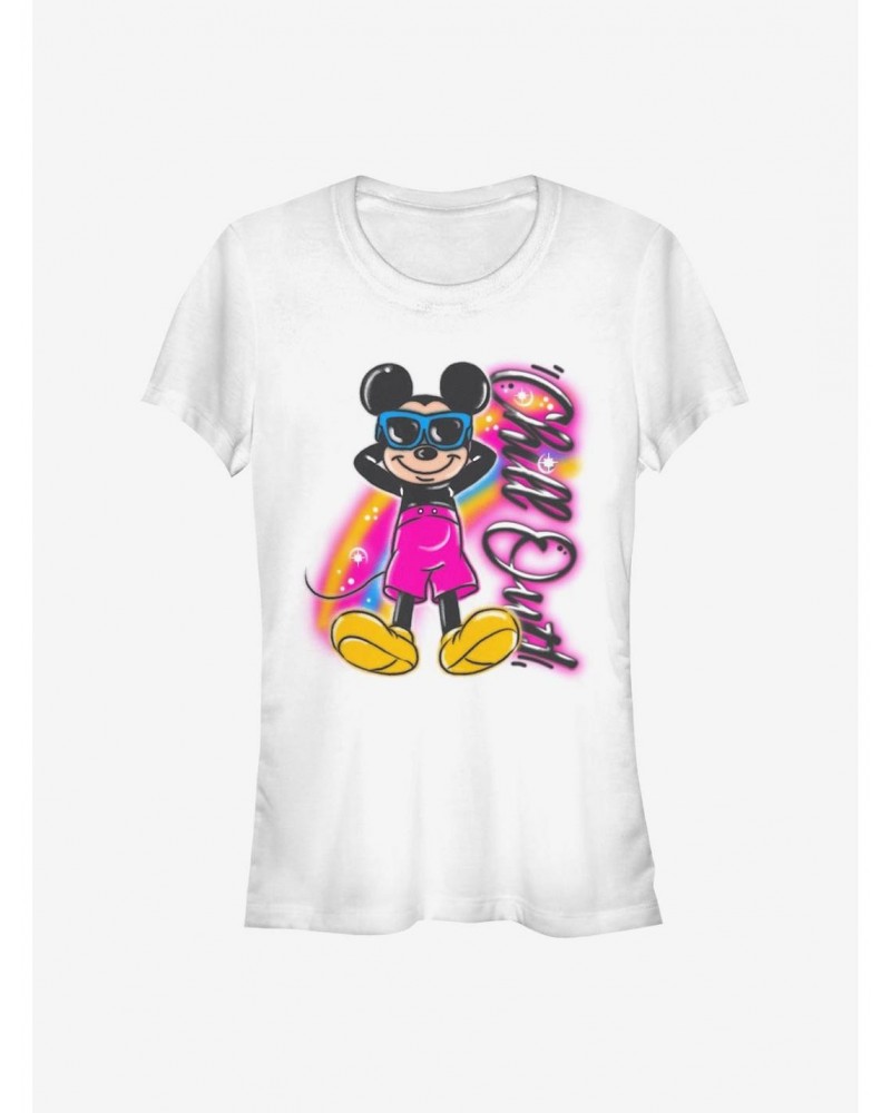 Disney Mickey Mouse Airbrushed Mickey Girls T-Shirt $10.71 T-Shirts