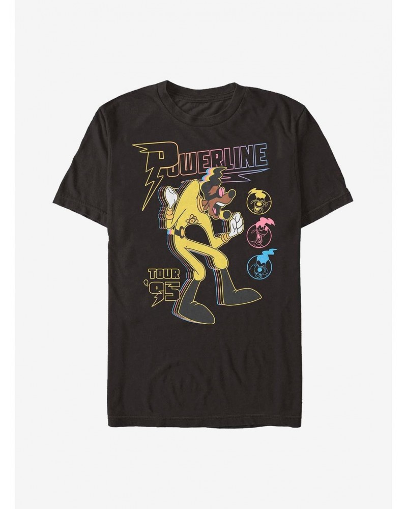 Disney A Goofy Movie Powerline Tour T-Shirt $7.89 T-Shirts