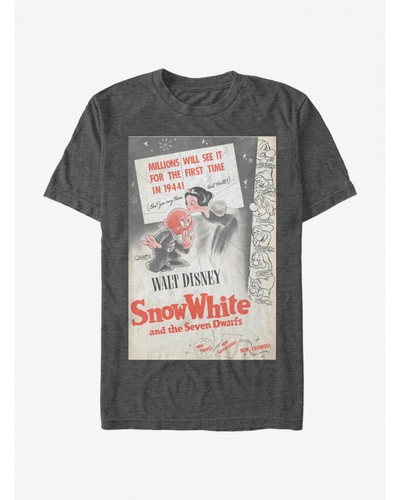 Disney Snow White Red Dopey Poster T-Shirt $11.47 T-Shirts