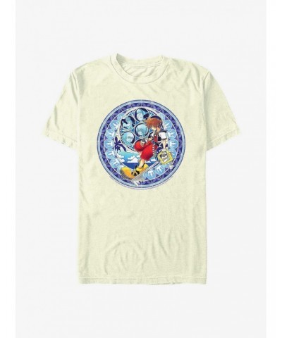 Disney Kingdom Hearts Stained Glass Sora T-Shirt $11.71 T-Shirts