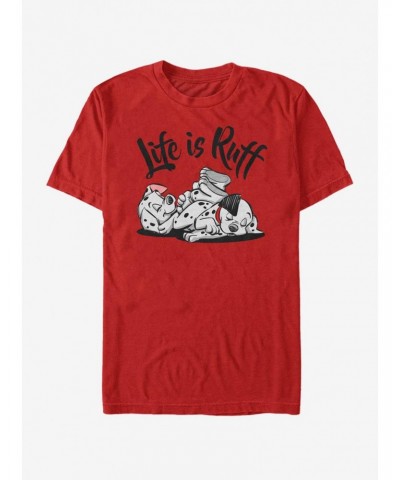 Disney 101 Dalmatians Life Is Ruff T-Shirt $8.60 T-Shirts