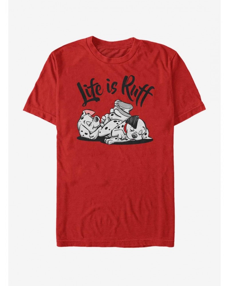 Disney 101 Dalmatians Life Is Ruff T-Shirt $8.60 T-Shirts