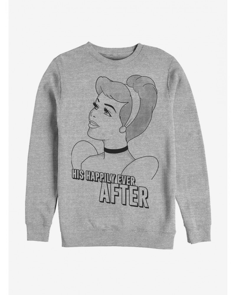 Disney Cinderella Classic Romantic Cindy Crew Sweatshirt $14.02 Sweatshirts