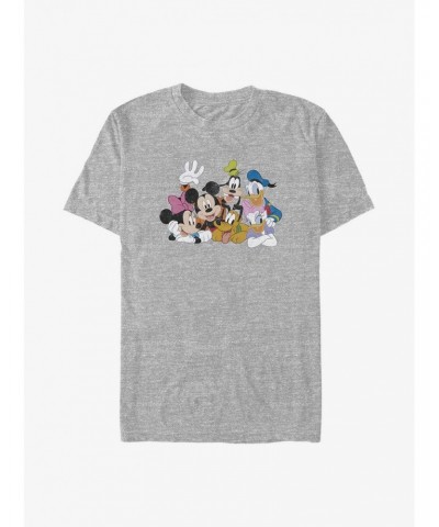 Disney Mickey Mouse Mickey Group Big & Tall T-Shirt $12.26 T-Shirts