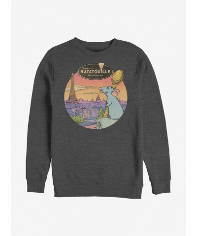 Disney Pixar Ratatouille Le Rat Parisian Crew Sweatshirt $16.97 Sweatshirts