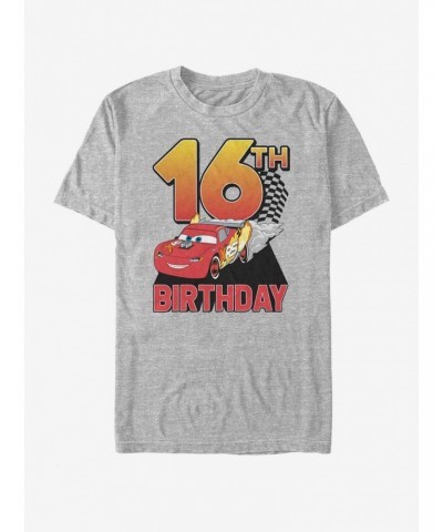 Disney Pixar Cars Lightning Birthday 16 T-Shirt $9.08 T-Shirts