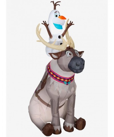 Disney Frozen Olaf Sitting On Sven Scene Large Airblown $62.75 Merchandises