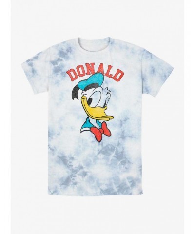 Disney Donald Duck Portrait Tie-Dye T-Shirt $9.32 T-Shirts