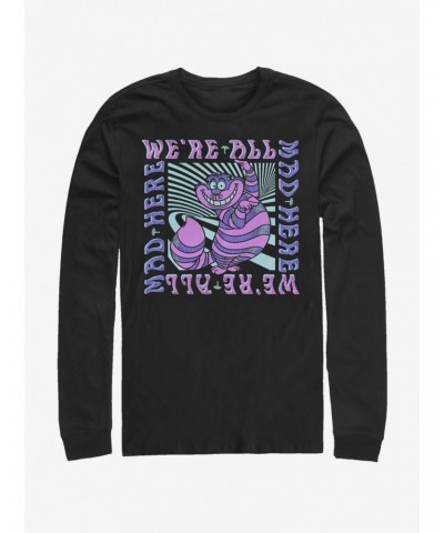 Disney Alice In Wonderland Mad Here Trip Long-Sleeve T-Shirt $14.48 T-Shirts