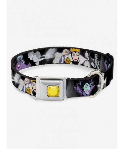 Disney Villains Hexing Scenes Seatbelt Buckle Dog Collar $11.45 Pet Collars