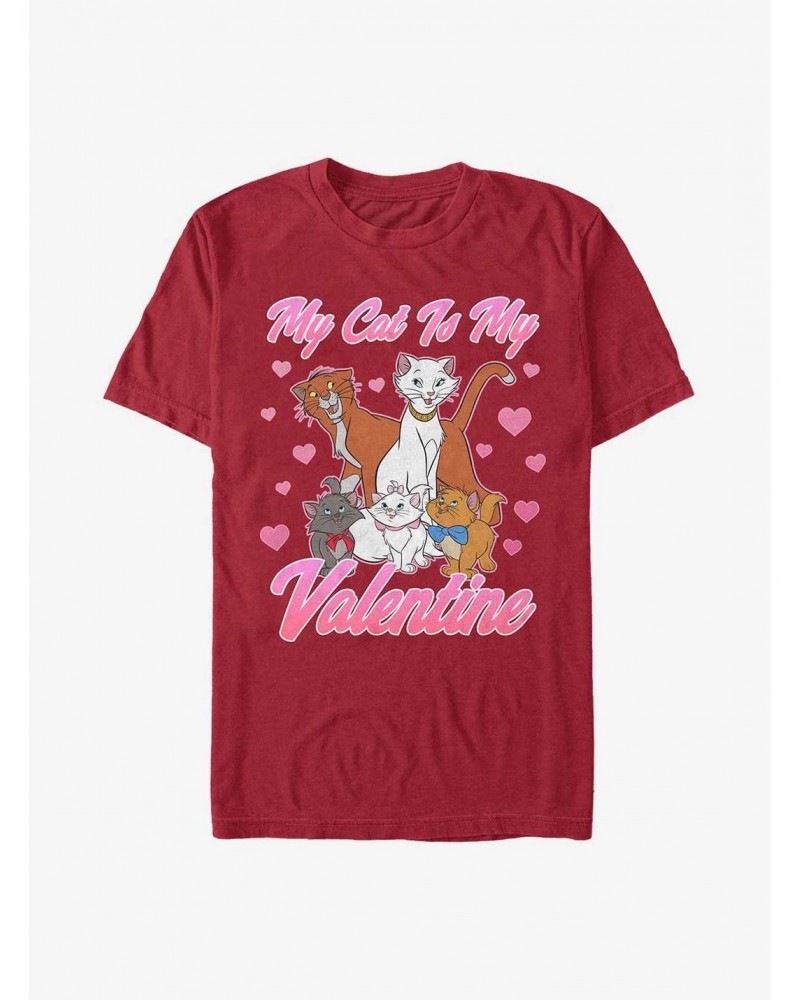 Disney The Aristocats My Cat Is My Valentine T-Shirt $11.71 T-Shirts