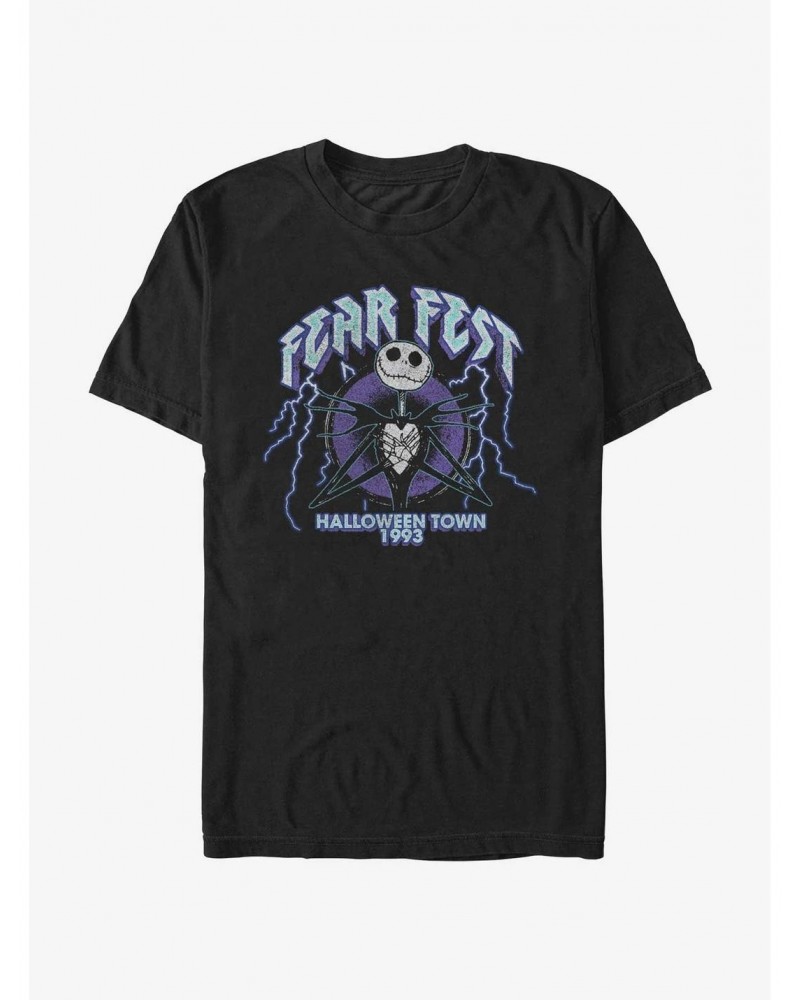 Disney The Nightmare Before Christmas Jack Fear Fest 1993 T-Shirt $9.80 T-Shirts