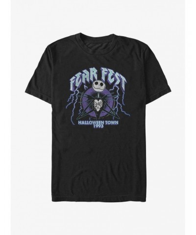 Disney The Nightmare Before Christmas Jack Fear Fest 1993 T-Shirt $9.80 T-Shirts