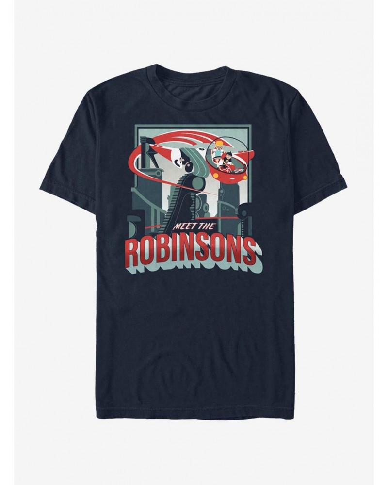 Disney Meet The Robinsons Retro Future Poster T-Shirt $9.80 T-Shirts