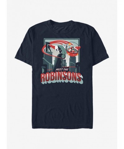 Disney Meet The Robinsons Retro Future Poster T-Shirt $9.80 T-Shirts