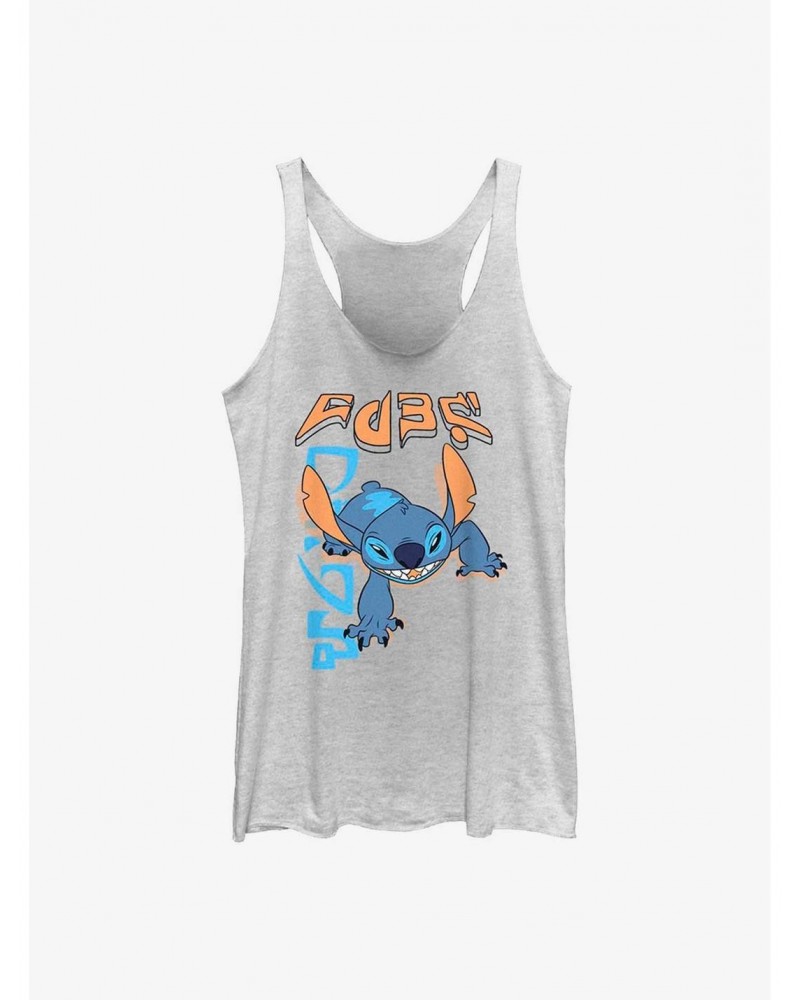 Dsny Lilo Stch Tiger Crawl Back Girls Raw Edge Tank $7.77 Tanks