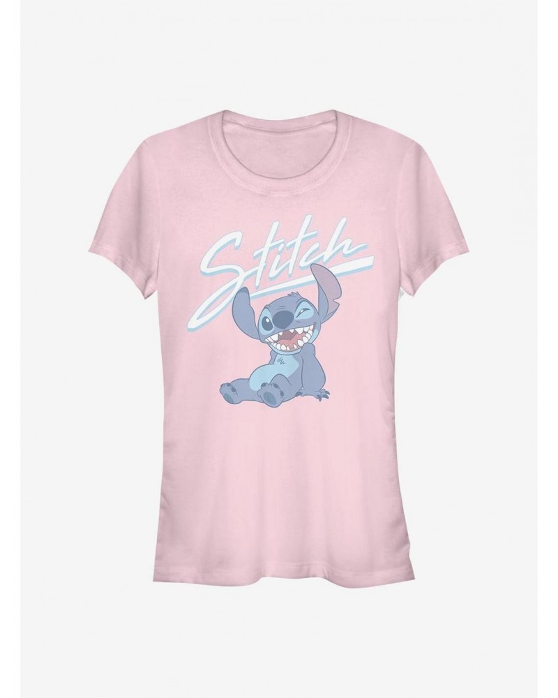 Disney Lilo & Stitch Wink Girls T-Shirt $11.45 T-Shirts