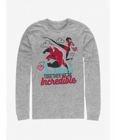 Disney Pixar The Incredibles Together Incredible Long-Sleeve T-Shirt $10.53 T-Shirts