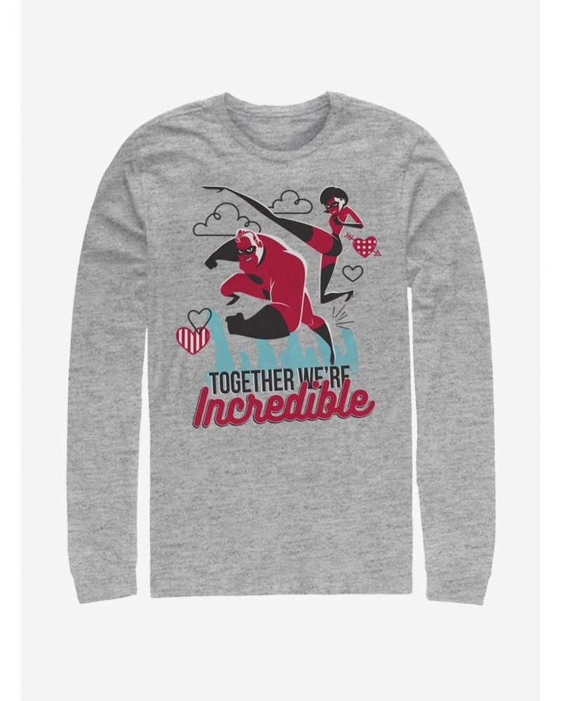 Disney Pixar The Incredibles Together Incredible Long-Sleeve T-Shirt $10.53 T-Shirts