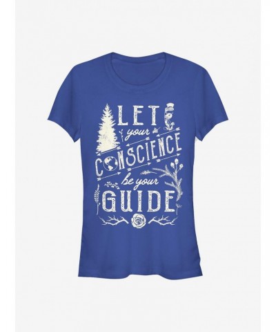 Disney Pinocchio Conscience Guide Girls T-Shirt $8.96 T-Shirts