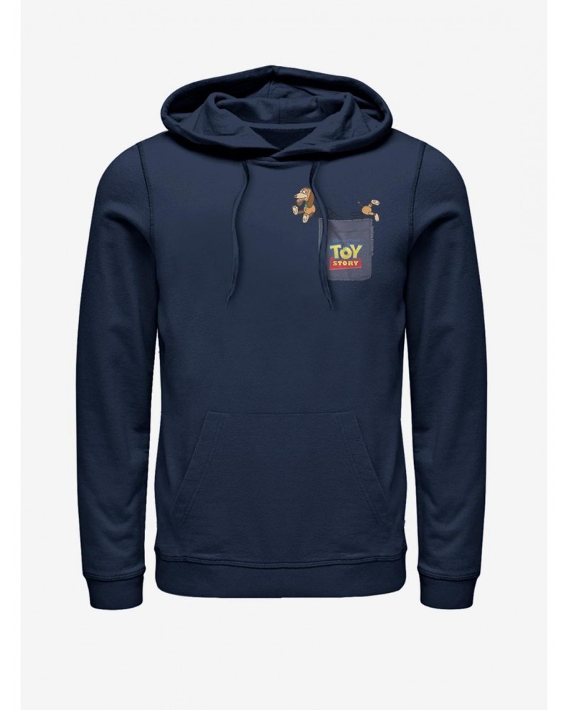 Disney Pixar Toy Story Slinky Dog Faux Pocket Hoodie $16.16 Hoodies