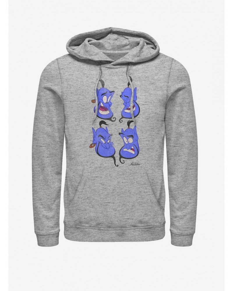 Disney Aladdin Genie Faces Hoodie $13.92 Hoodies