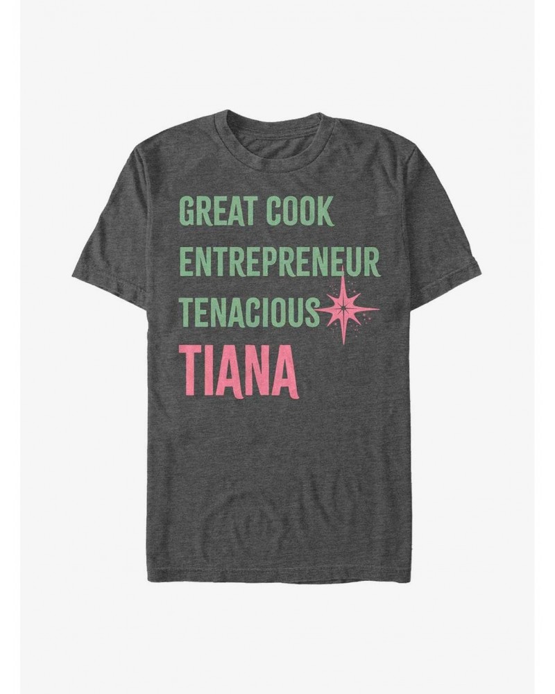 Disney The Princess And The Frog Tiana List T-Shirt $8.13 T-Shirts