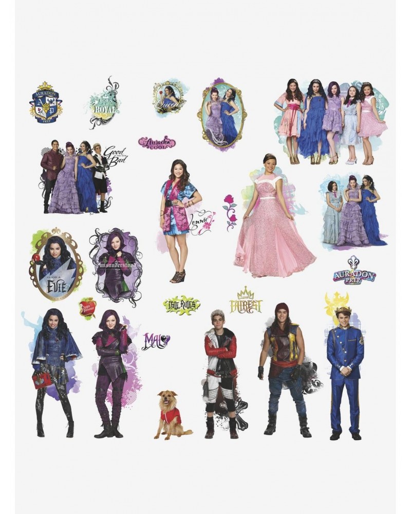 Disney Descendants Peel And Stick Wall Decals $6.80 Decals