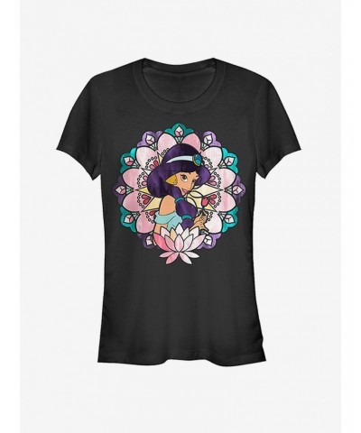 Disney Jasmine Lotus Flower Girls T-Shirt $8.22 T-Shirts