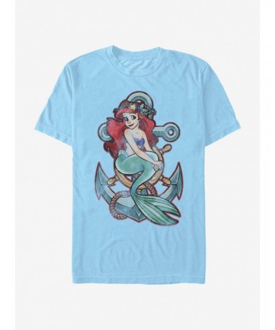 Disney The Little Mermaid Anchor Mermaid T-Shirt $8.84 T-Shirts