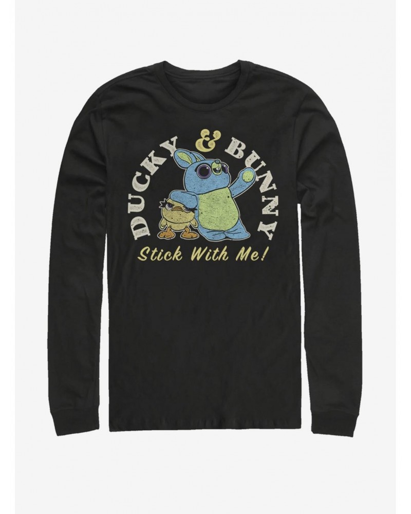 Disney Pixar Toy Story 4 Ducky And Bunny Brand Long-Sleeve T-Shirt $9.87 T-Shirts