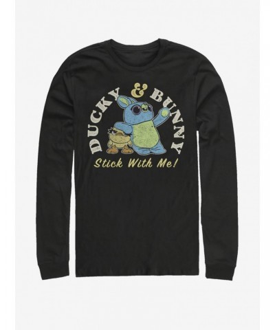 Disney Pixar Toy Story 4 Ducky And Bunny Brand Long-Sleeve T-Shirt $9.87 T-Shirts