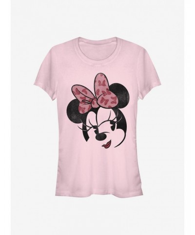 Disney Minnie Mouse Minnie Face Girls T-Shirt $8.47 T-Shirts