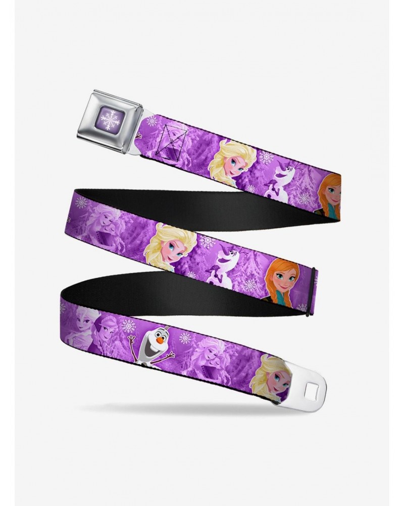 Disney Frozen Anna Elsa Olaf Poses Scenes Seatbelt Belt $7.97 Belts